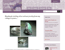 Tablet Screenshot of lavendercottagejewelry.com